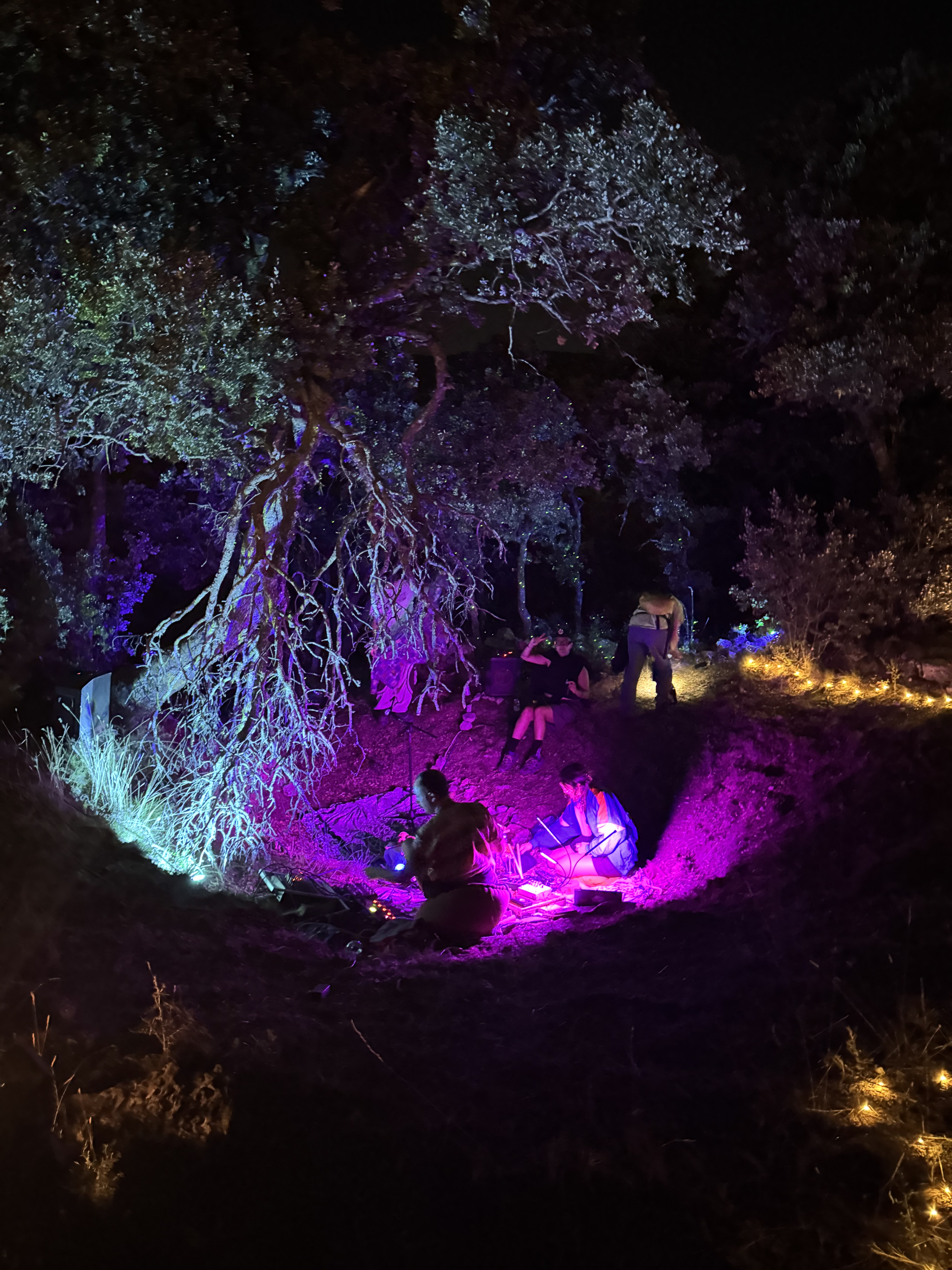 Instalaciones audiovisuales LandLight 2025 en el paisaje de Teruel