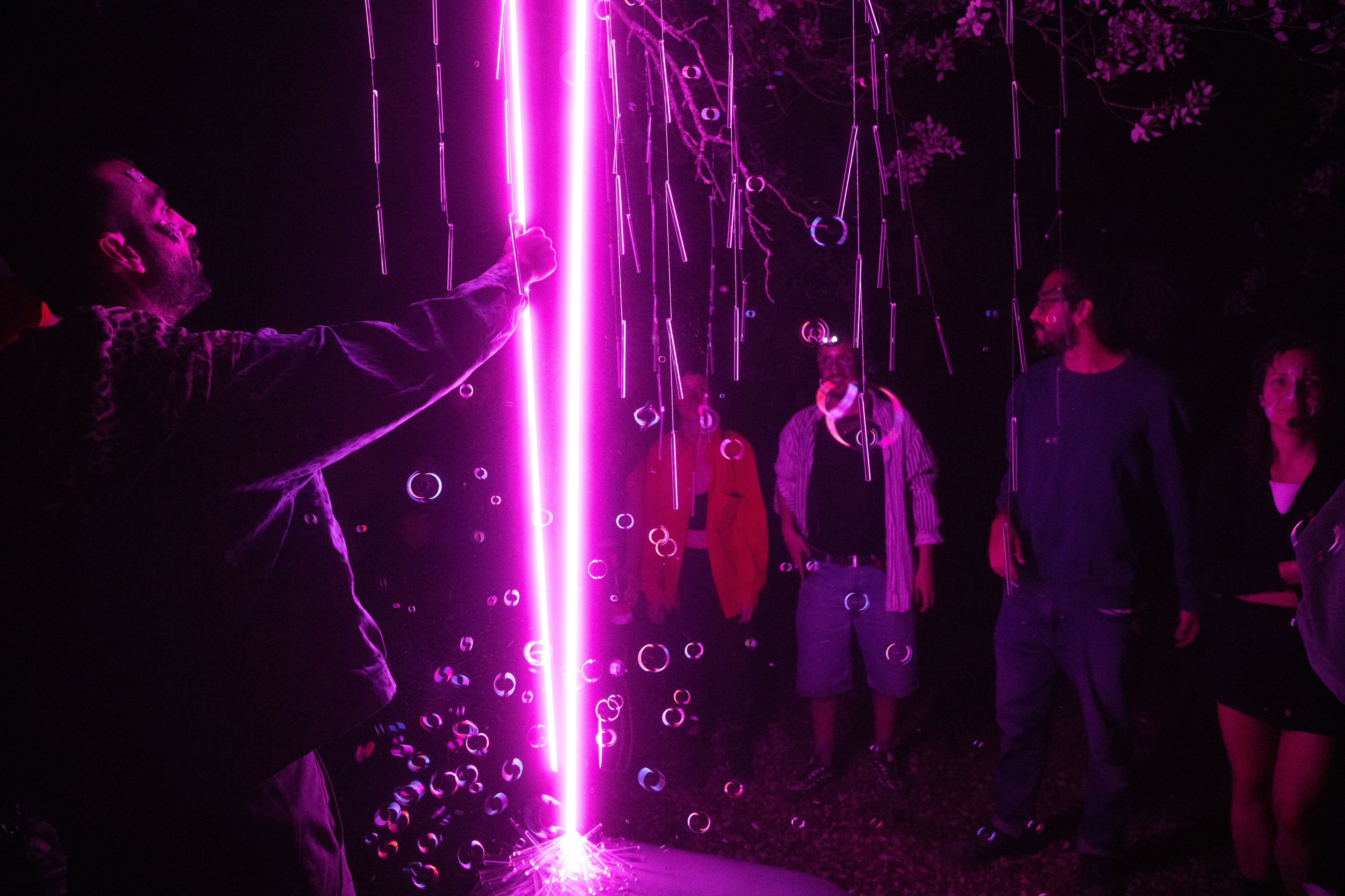 Festival LandLight - Instalación efímera con luz en la naturaleza